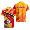 Kansas City Chiefs Stripe Pattern Hawaii Shirt and Shorts Summer NEW036010
