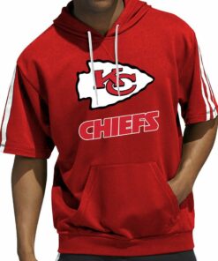 Kansas City Chiefs Summer Short Sleeve Pullover Hoodie Gts005153