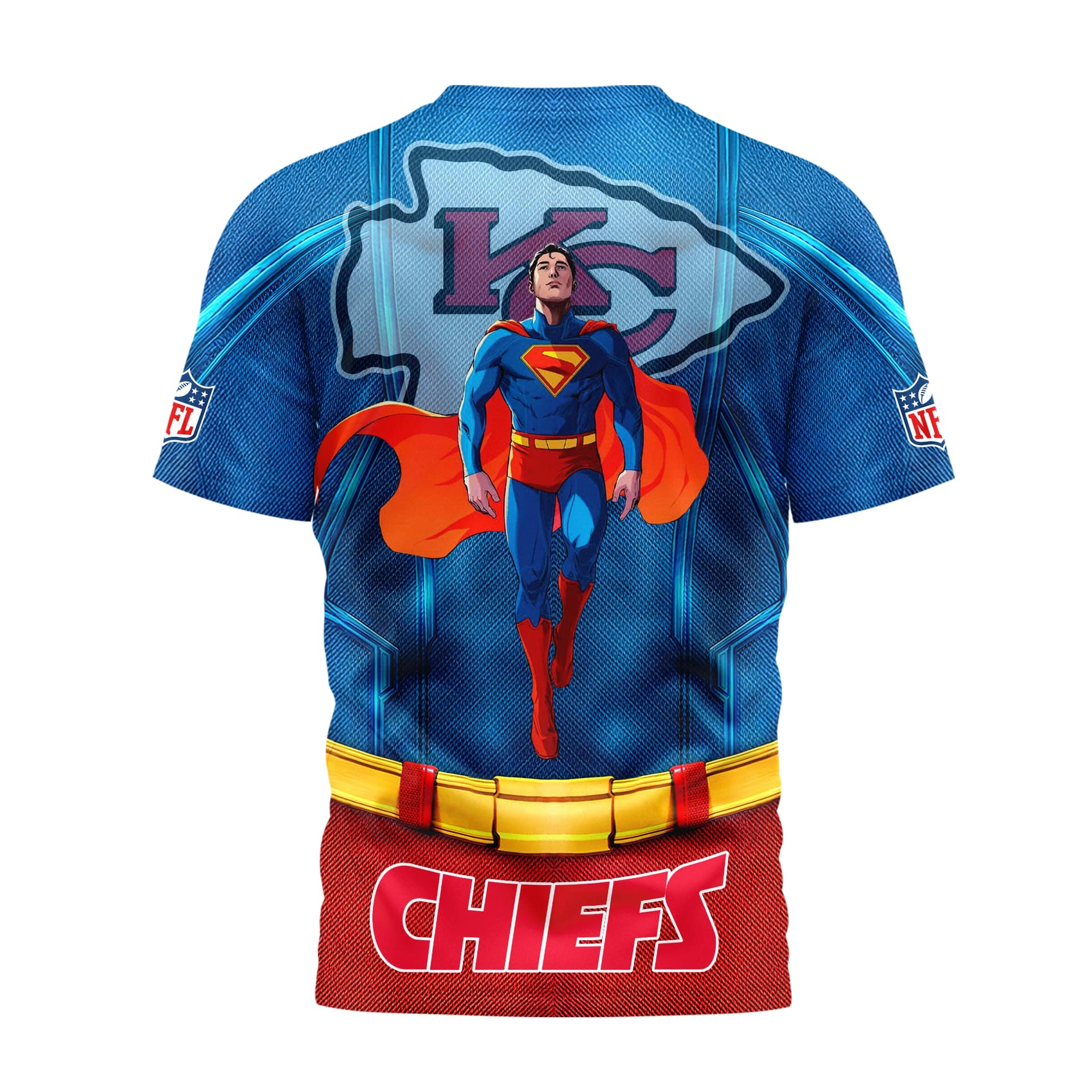 Kansas City Chiefs Superman Heroic Power Shirt - Image 3