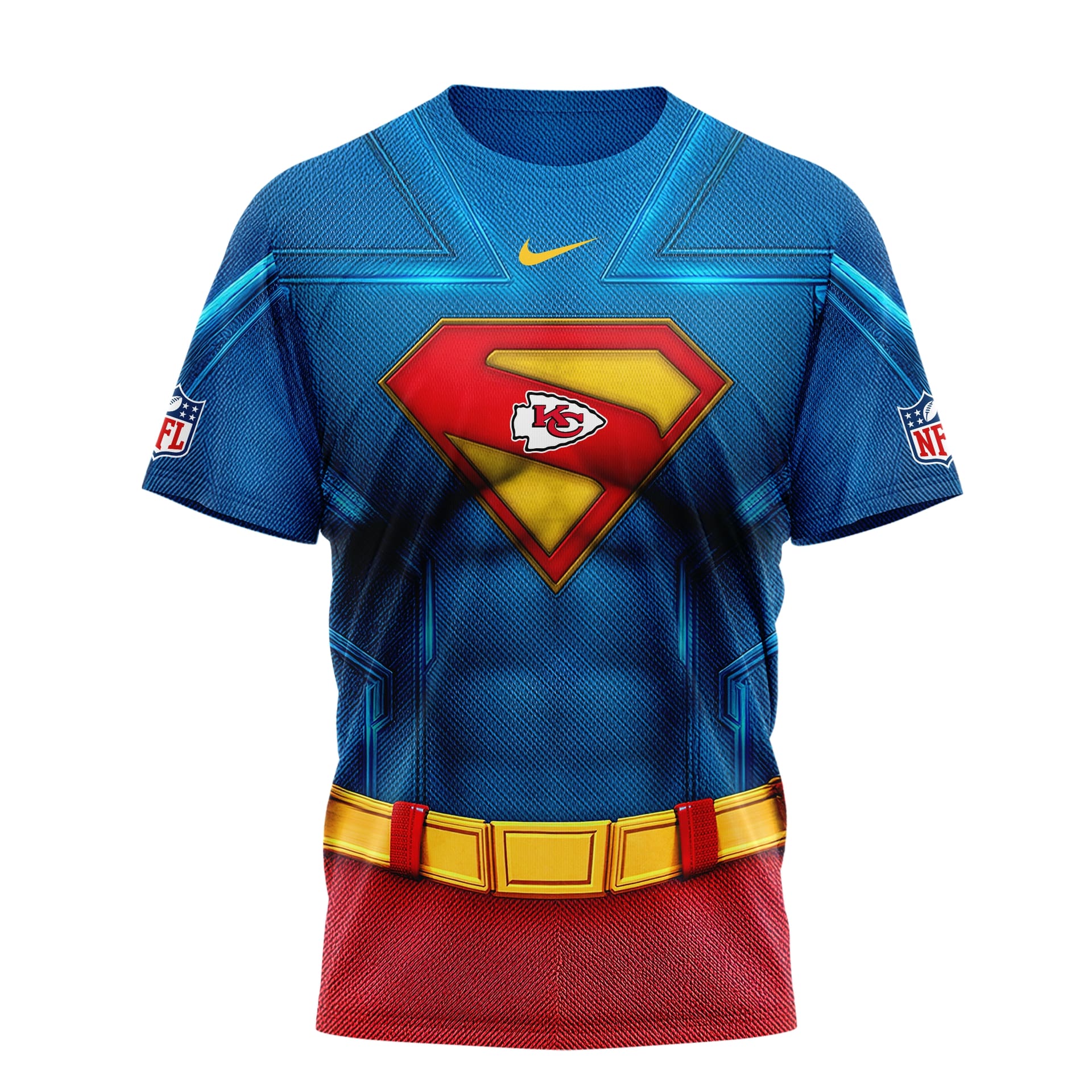 Kansas City Chiefs Superman Heroic Power Shirt - Image 2