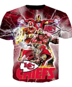 Kansas City Chiefs The Avenger All Over Print 3d Men's And Women's T-Shirts S-5xl Ds054