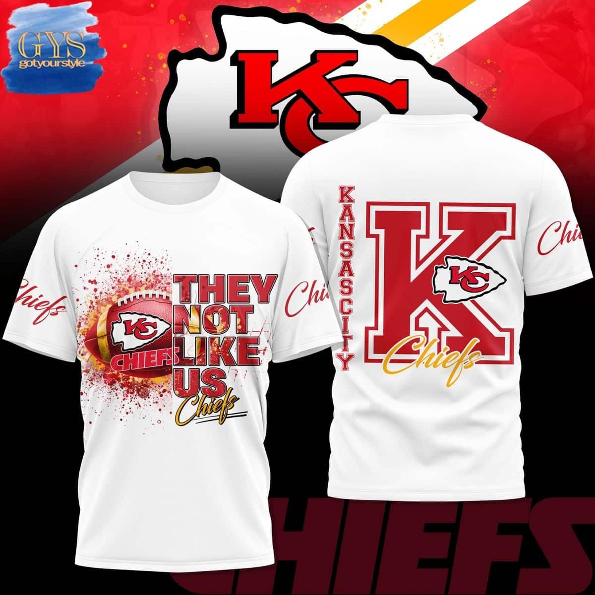 Kansas CIty Chiefs They Not Like Us Shirt