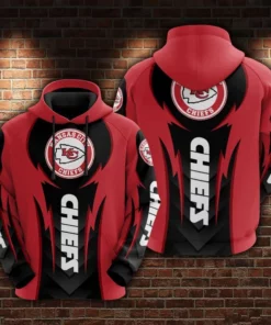 Kansas City Chiefs Thunder Strike 3D Hoodie