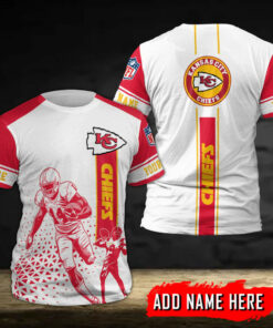 Kansas City Chiefs Touchdown Run Custom T-Shirt