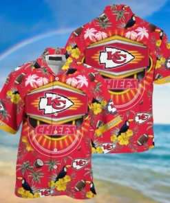 Kansas City Chiefs Tropical Champion Hawaiian Shirt