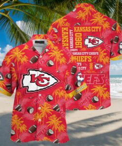 Kansas City Chiefs Tropical Legacy Hawaiian Shirt