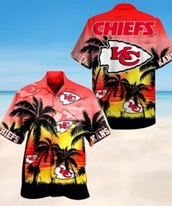 Kansas City Chiefs Tropical Sunset Hawaiian Shirt