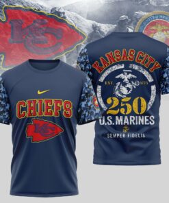 Kansas City Chiefs U.S.M.C 250 Years Semper Fi Shirt