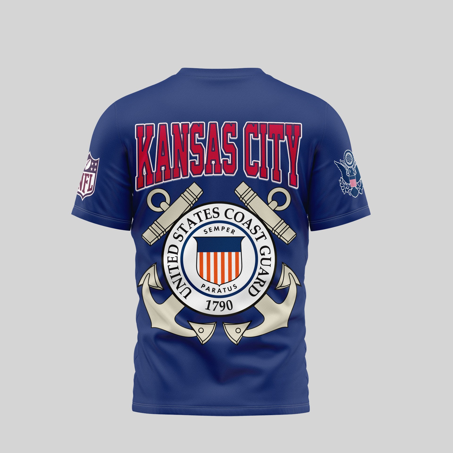Kansas City Chiefs United States Coast Guard Shirt - Image 3