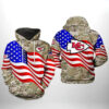 Kansas City Chiefs Us Flag Camo Army Hoodie