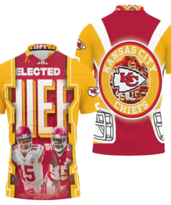 Kansas City Chiefs Elected Legends 3D Polo Shirt