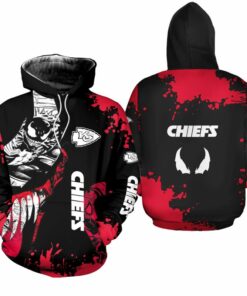 Kansas City Chiefs Venom Limited Edition Hoodie Zip Hoodie Unisex Size Nla000710