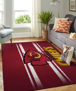 Kansas City Chiefs Victory Stripe Living Room Area Rug