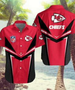 Kansas City Chiefs Vivid Chevron Hawaiian Shirt