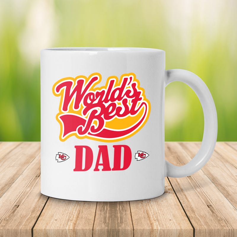 Kansas City Chiefs World's Best Dad Mug