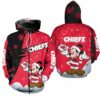 Kansas City Chiefs Xmas Mickey Hoodie Zip Up Hoodie Nla031210