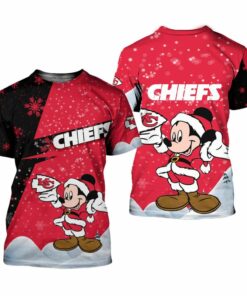 Kansas City Chiefs Xmas Mickey Limited Edition Unisex T-Shirts Nla031210
