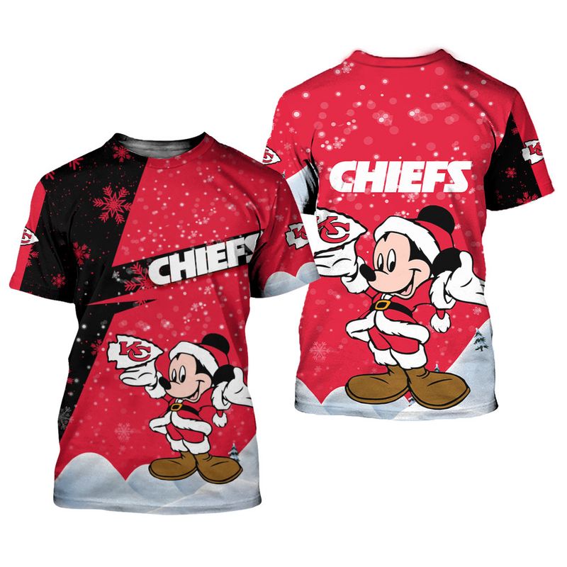 Kansas City Chiefs Xmas Mickey Limited Edition Unisex T-Shirts Nla031210