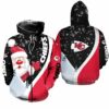 Kansas City Chiefs Xmas Santa Claus Hoodie Zip Up Hoodie Nla033010