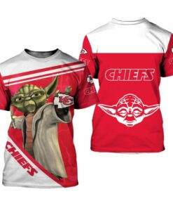 Kansas City Chiefs Yoda Limited Edition All Over Print T-Shirts S-5xl Nla001010