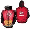 Kansas City Chiefs Zombies Hand Halloween Hoodie Zip Up Hoodie Fleece Nla024910