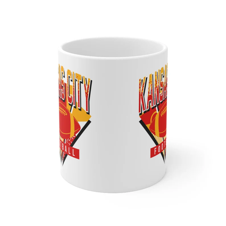 Kansas City Football Throwback Mug - Image 2