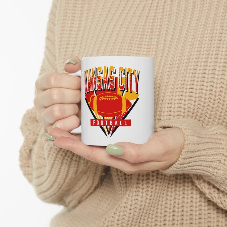 Kansas City Football Throwback Mug - Image 5