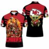 Master Yoda Kansas City Chiefs Logo West Division Polo Shirt