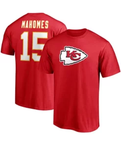 Men's Patrick Mahomes Red Kansas City Chiefs Player Icon Shirt