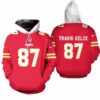 Nfl Kansas City Chiefs 87 Travis Kelce Hoodie Unisex Sizes S - 5xl Gts005916