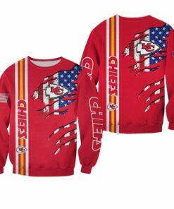 NFL Kansas City Chiefs American Flag Limited Edition Sweatshirt NEW021710