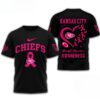 NFL Kansas City Chiefs Breast Cancer Awareness Black Shirt