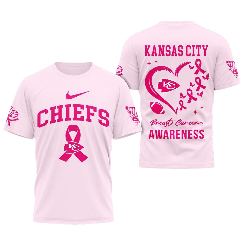 NFL Kansas City Chiefs Breast Cancer Awareness Pink Shirt