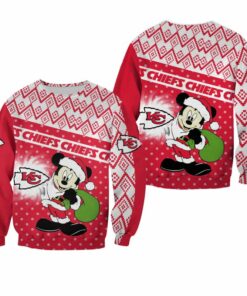 NFL Kansas City Chiefs Christmas Mickey Limited Edition Sweatshirt NLA029410