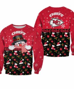 NFL Kansas City Chiefs Christmas Snowman Limited Edition Sweatshirt NLA034510