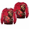 NFL Kansas City Chiefs Death Skull Pumpkin Halloween Limited Edition Sweatshirt NLA023110