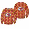NFL Kansas City Chiefs Funny Ghosts Pattern Halloween Edition Sweatshirt NEW045110