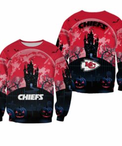 NFL Kansas City Chiefs Halloween Background Edition Sweatshirt NLA028910
