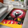 NFL Kansas City Chiefs Halloween Dead Hand PREMIUM Area Rug
