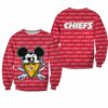 NFL Kansas City Chiefs Halloween Evil Mickey Limited Edition Sweatshirt NEW041910