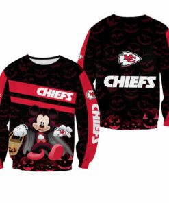 NFL Kansas City Chiefs Halloween Mickey Limited Edition Sweatshirt NLA028610
