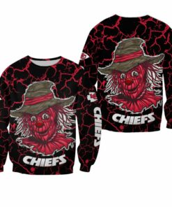 NFL Kansas City Chiefs Halloween Scarecrow Edition Sweatshirt NLA026710