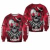 NFL Kansas City Chiefs Halloween Skull Clown Limited Edition Sweatshirt NLA029210