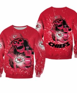 NFL Kansas City Chiefs Halloween Skull Edition Sweatshirt NLA027010