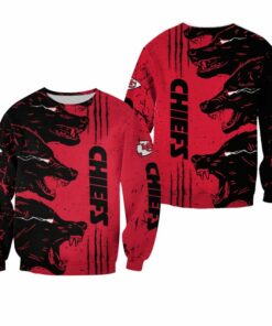 NFL Kansas City Chiefs Halloween Wolf Limited Edition Sweatshirt NLA027510
