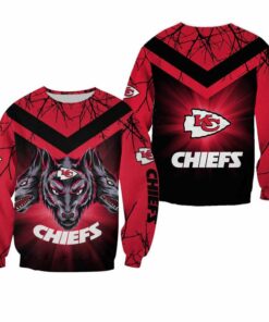 NFL Kansas City Chiefs Halloween Wolf Limited Edition Sweatshirt NLA028310