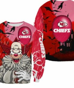 NFL Kansas City Chiefs IT Halloween Limited Edition All Over Print Sweatshirt NLA021910