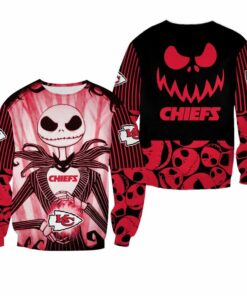 NFL Kansas City Chiefs Jack Skellington Halloween Limited Edition Sweatshirt NLA022210