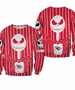 NFL Kansas City Chiefs Jack Skellington Halloween Limited Edition Sweatshirt NLA023710