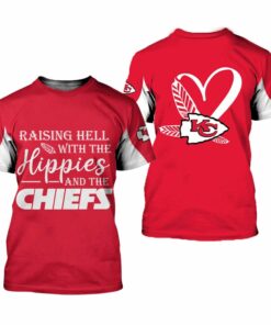 Nfl Kansas City Chiefs Limited Edition All Over Print T Shirt Unisex Size New018010